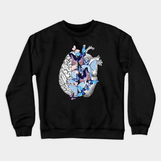 Head, heart, balance 1 Crewneck Sweatshirt by Collagedream